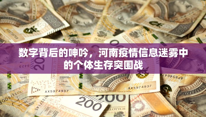 数字背后的呻吟，河南疫情信息迷雾中的个体生存突围战