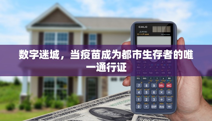 数字迷城，当疫苗成为都市生存者的唯一通行证