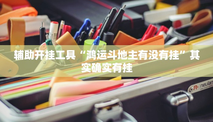 辅助开挂工具“鸿运斗地主有没有挂”其实确实有挂