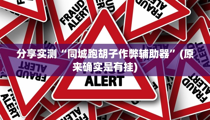 分享实测“同城跑胡子作弊辅助器”(原来确实是有挂)