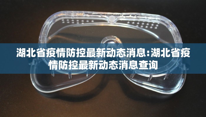 湖北省疫情防控最新动态消息:湖北省疫情防控最新动态消息查询