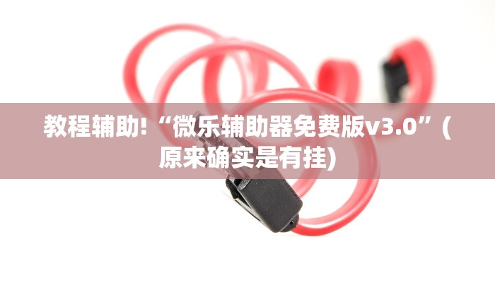 教程辅助!“微乐辅助器免费版v3.0”(原来确实是有挂)