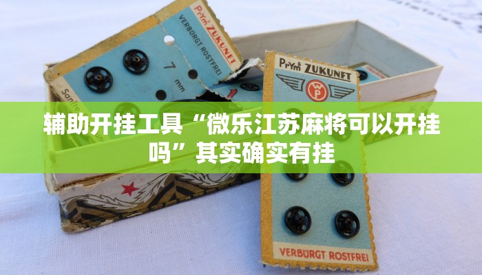 辅助开挂工具“微乐江苏麻将可以开挂吗”其实确实有挂