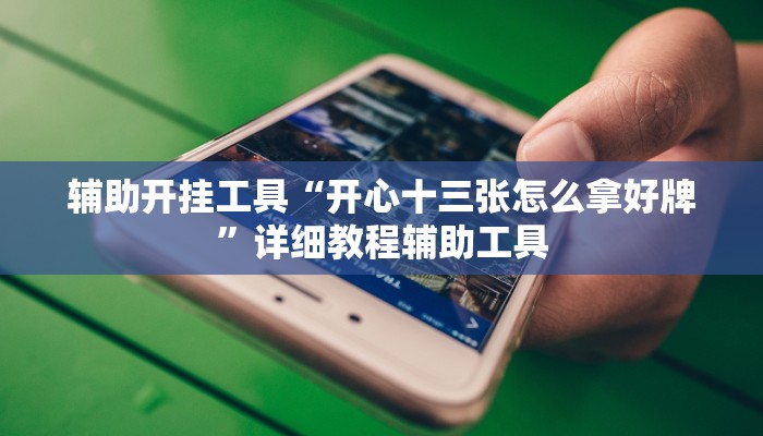 辅助开挂工具“开心十三张怎么拿好牌”详细教程辅助工具