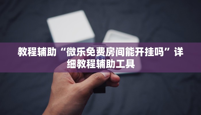 教程辅助“微乐免费房间能开挂吗”详细教程辅助工具
