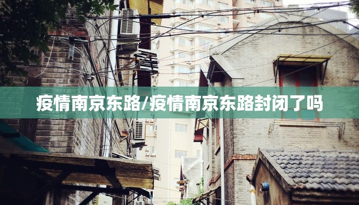 疫情南京东路/疫情南京东路封闭了吗