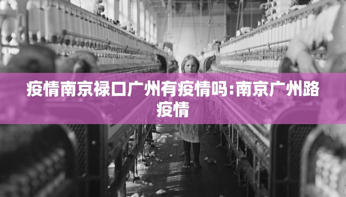疫情南京禄口广州有疫情吗:南京广州路疫情